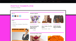 Desktop Screenshot of instylefashionone.com