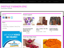 Tablet Screenshot of instylefashionone.com